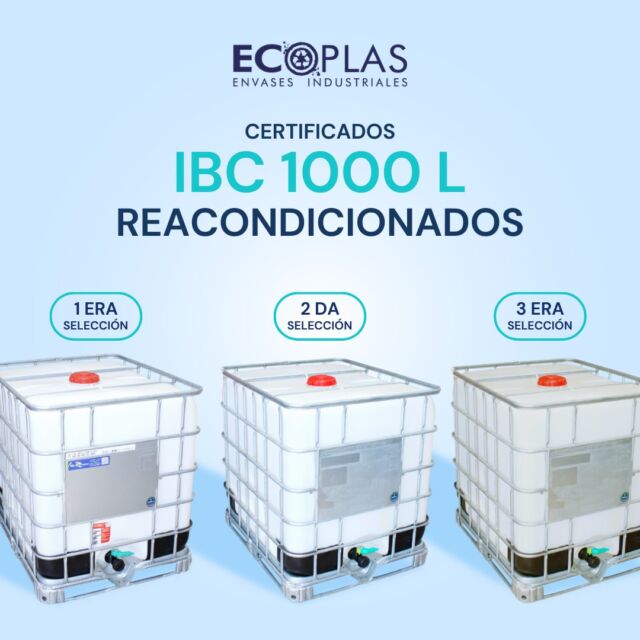 ¡Potencia tu logística con nuestros contenedores IBC! 🚀

Nuestros contenedores IBC de 1000 litros, te brindan la tranquilidad y calidad que tu negocio necesita. 💼✅

Su diseño versátil y adaptable se ajusta a las necesidades específicas de diferentes sectores, desde la industria química hasta la alimentaria. ¡Los contenedores IBC son la opción preferida para empresas exigentes como la tuya! 🏭🌽

¡Opta por nuestros contenedores IBC Reacondicionados, nuestra opción más econonómica y experimenta la diferencia! 💪📈

Contáctanos hoy mismo y descubre cómo nuestros contenedores IBC, pueden llevar tu logística al siguiente nivel. ¡Asegura la calidad y eficiencia de tus productos con una marca líder en el mercado! 📲✉️

#ContenedoresIBC #LogísticaEficiente #ProductosDeCalidad #ecoplas